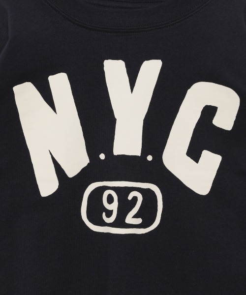 LOWRYS FARM(ローリーズファーム)の「NYCフロントプリントロンT 936610(Tシャツ/カットソー・キッズ・ホワイト/ネイビー・34/32/35/33/31)」の8枚目の写真