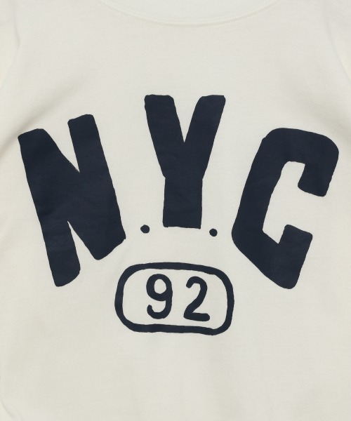 LOWRYS FARM(ローリーズファーム)の「NYCフロントプリントロンT 936610(Tシャツ/カットソー・キッズ・ホワイト/ネイビー・34/32/35/33/31)」の12枚目の写真