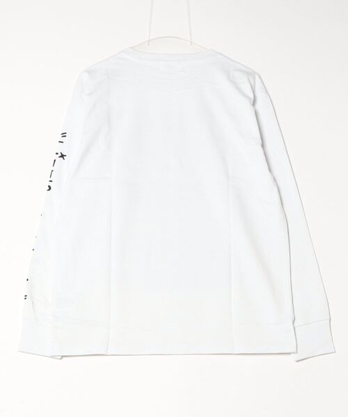 Bling Leads(ブリングリーズ)の「16/- 天竺 フォトプリント クルーネック ロング Tシャツ(Tシャツ/カットソー・メンズ・ホワイト/ブラック/ライトグリーン/杢グレー・M/L)」の5枚目の写真