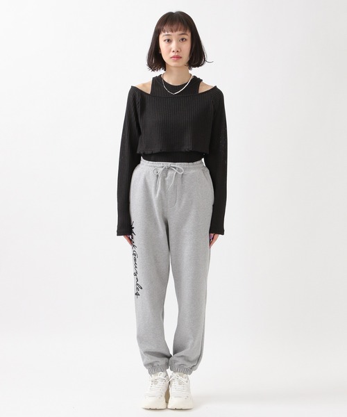 Mark Gonzales(マーク・ゴンザレス)の「Mark Gonzales/LOGO SWEATパンツ 2930683(スウェットパンツ・レディース・グレー/ブラック/その他1・MEDIUM/LARGE/X-LARGE)」の12枚目の写真