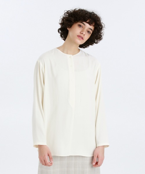 セール Grey Philosophy マッキントッシュ Label フィロソフィー のファッション トップス Label ラウンドネックブラウス シャツ ブラウス Philosophy