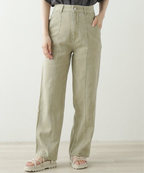 RAY CASSIN(レイカズン)の「レースアップパンツ(その他パンツ・レディース・グリーン/キナリ/ブラック・FREE)」の5枚目の写真