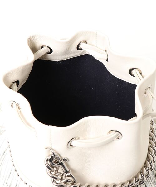 J&M Davidson(ジェイアンドエムデヴィッドソン)の「フリンジ カーニバル M(ショルダーバッグ・レディース・ブラック/ホワイト系その他/ブルー系その他・FREE)」の8枚目の写真