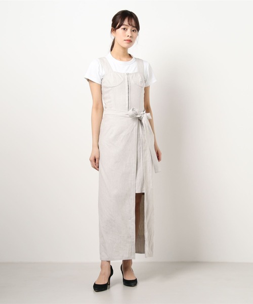 CASA FLINE（カーサフライン）の「Iラインラップドレス（ワンピース  