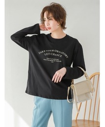フロントロゴロングスリーブTシャツ