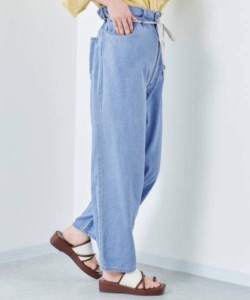 cepo（セポ）の「２ＷＡＹラップデニムパンツ（デニムパンツ・レディース・オフホワイト/インディゴブルー/ブルー系その他・S/M）」の21枚目の写真