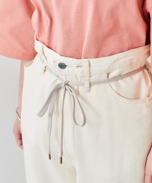 cepo（セポ）の「２ＷＡＹラップデニムパンツ（デニムパンツ・レディース・オフホワイト/インディゴブルー/ブルー系その他・S/M）」の4枚目の写真