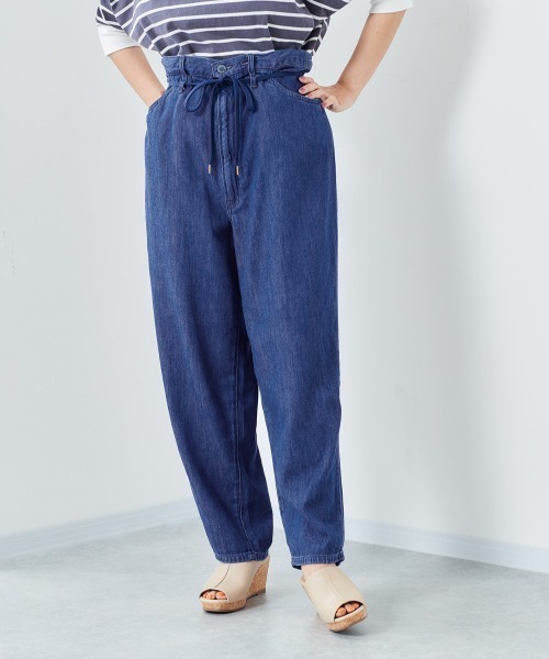 cepo（セポ）の「２ＷＡＹラップデニムパンツ（デニムパンツ・レディース・オフホワイト/インディゴブルー/ブルー系その他・S/M）」の10枚目の写真