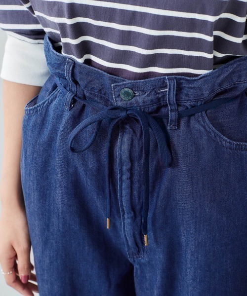 cepo（セポ）の「２ＷＡＹラップデニムパンツ（デニムパンツ・レディース・オフホワイト/インディゴブルー/ブルー系その他・S/M）」の13枚目の写真