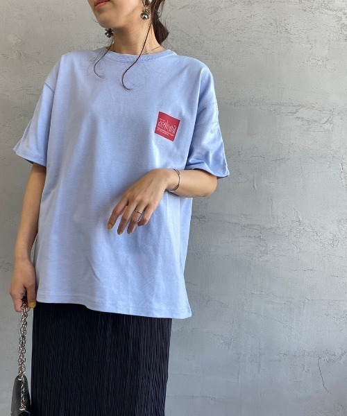 Manhattan Portage（マンハッタンポーテージ）の「[MANHATTAN PORTAGE/マンハッタンポーテージ] 別注 バックプリントTシャツ（Tシャツ/カットソー・レディース・アイボリー/グレー/ラベンダー・XL/L/S/M）」の18枚目の写真
