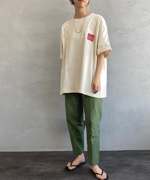 Manhattan Portage（マンハッタンポーテージ）の「[MANHATTAN PORTAGE/マンハッタンポーテージ] 別注 バックプリントTシャツ（Tシャツ/カットソー・レディース・アイボリー/グレー/ラベンダー・XL/L/S/M）」の10枚目の写真