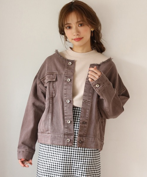 one after another NICE CLAUP（ワンアフターアナザーナイスクラップ）の「袖コンシャステレコトップス（Tシャツ/カットソー・レディース・オフホワイト/ベージュ/ブラック/ミント・FREE）」の12枚目の写真