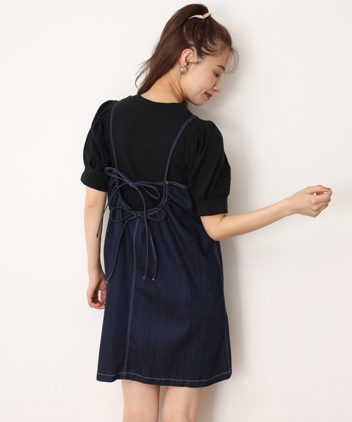 one after another NICE CLAUP（ワンアフターアナザーナイスクラップ）の「袖コンシャステレコトップス（Tシャツ/カットソー・レディース・オフホワイト/ベージュ/ブラック/ミント・FREE）」の21枚目の写真