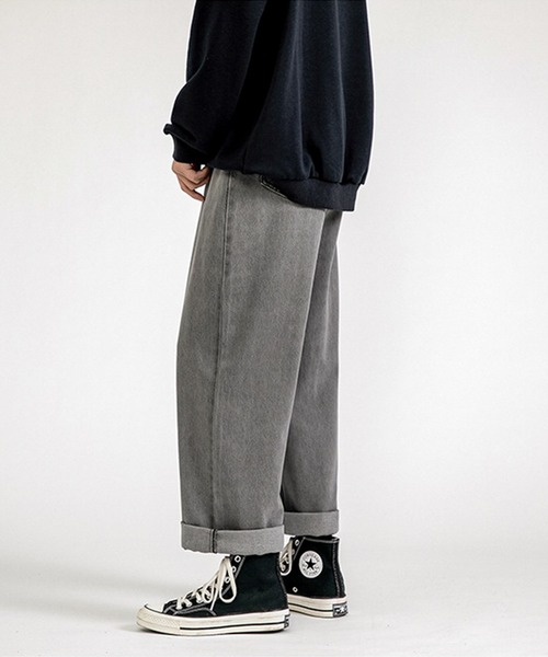 CORPUS TOKYO(コーパス トーキョー)の「Lazy Tokyo ルーズフィットデニム(デニムパンツ・メンズ・ブルー/グレー/ブラック/サックスブルー/ネイビー・1/4/5/3/2)」の6枚目の写真