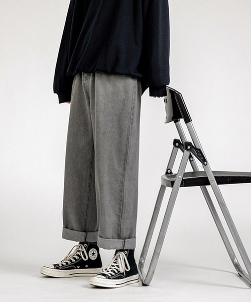 CORPUS TOKYO(コーパス トーキョー)の「Lazy Tokyo ルーズフィットデニム(デニムパンツ・メンズ・ブルー/グレー/ブラック/サックスブルー/ネイビー・1/4/5/3/2)」の17枚目の写真