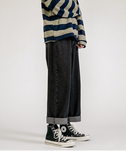 CORPUS TOKYO(コーパス トーキョー)の「Lazy Tokyo ルーズフィットデニム(デニムパンツ・メンズ・ブルー/グレー/ブラック/サックスブルー/ネイビー・1/4/5/3/2)」の20枚目の写真