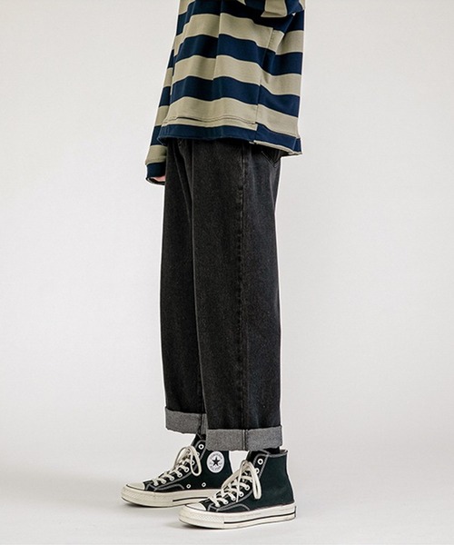 CORPUS TOKYO(コーパス トーキョー)の「Lazy Tokyo ルーズフィットデニム(デニムパンツ・メンズ・ブルー/グレー/ブラック/サックスブルー/ネイビー・1/4/5/3/2)」の9枚目の写真