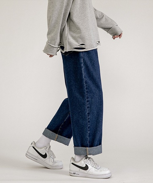 CORPUS TOKYO(コーパス トーキョー)の「Lazy Tokyo ルーズフィットデニム(デニムパンツ・メンズ・ブルー/グレー/ブラック/サックスブルー/ネイビー・1/4/5/3/2)」の21枚目の写真