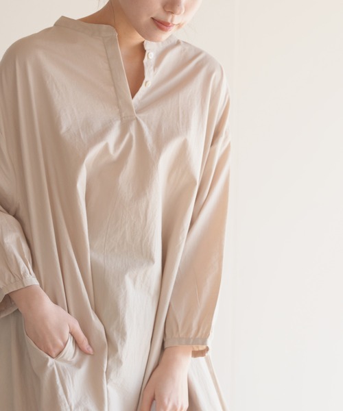 rps（アールピーエス）の「レースアップテントラインワンピース（ワンピース・レディース・ブラック/ブルー/アイボリー/ライトベージュ/ブルーグリーン/チャコールグレー・M）」の11枚目の写真