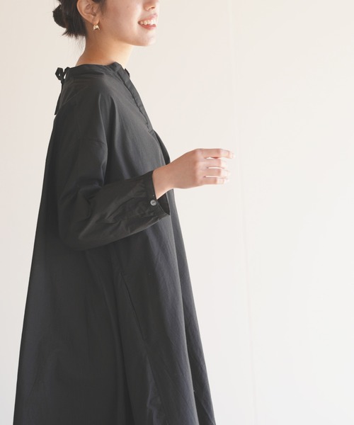 rps（アールピーエス）の「レースアップテントラインワンピース（ワンピース・レディース・ブラック/ブルー/アイボリー/ライトベージュ/ブルーグリーン/チャコールグレー・M）」の20枚目の写真