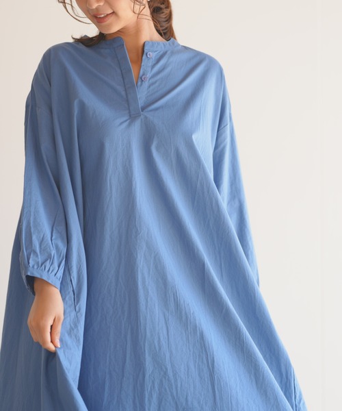 rps（アールピーエス）の「レースアップテントラインワンピース（ワンピース・レディース・ブラック/ブルー/アイボリー/ライトベージュ/ブルーグリーン/チャコールグレー・M）」の21枚目の写真