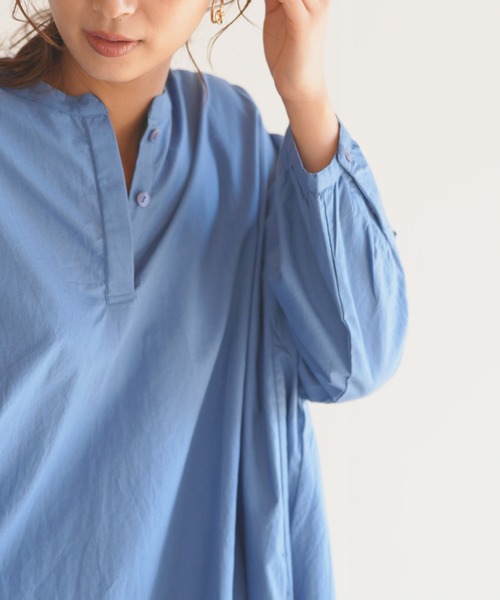 rps（アールピーエス）の「レースアップテントラインワンピース（ワンピース・レディース・ブラック/ブルー/アイボリー/ライトベージュ/ブルーグリーン/チャコールグレー・M）」の18枚目の写真