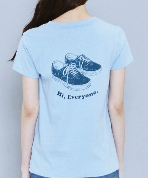 EDWIN（エドウィン）の「EDWIN USED LOOK ヴィンテージ半袖Tシャツ【ユニセックス】（Tシャツ/カットソー・レディース・ホワイト/ベージュ/ブラック/ホワイト系その他/グレー系その他/ベージュ系その他/グレイッシュブルー/ブルー系その他・SMALL/LARGE）」の8枚目の写真