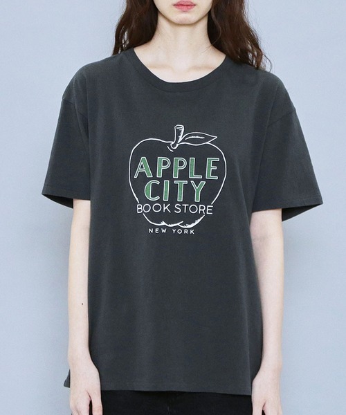 EDWIN（エドウィン）の「EDWIN USED LOOK ヴィンテージ半袖Tシャツ【ユニセックス】（Tシャツ/カットソー・レディース・ホワイト/ベージュ/ブラック/ホワイト系その他/グレー系その他/ベージュ系その他/グレイッシュブルー/ブルー系その他・SMALL/LARGE）」の4枚目の写真