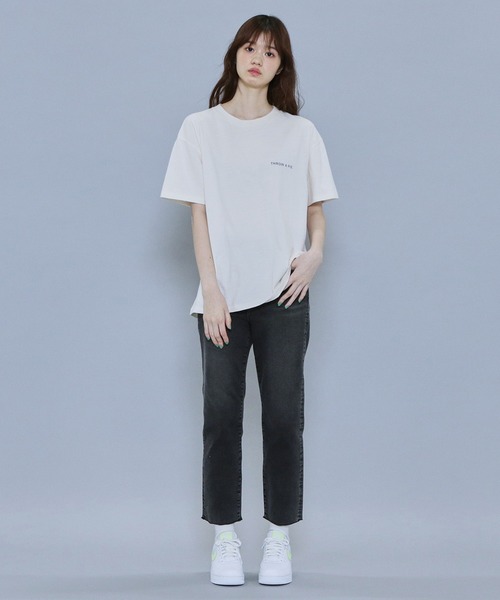 EDWIN（エドウィン）の「EDWIN USED LOOK ヴィンテージ半袖Tシャツ【ユニセックス】（Tシャツ/カットソー・レディース・ホワイト/ベージュ/ブラック/ホワイト系その他/グレー系その他/ベージュ系その他/グレイッシュブルー/ブルー系その他・SMALL/LARGE）」の20枚目の写真