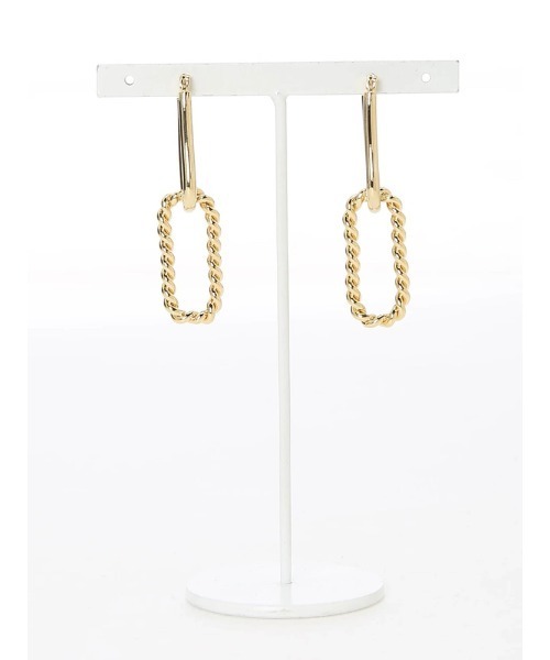 LIPSERVICE（リップサービス）の「チェーンリングピアス（ピアス（両耳用）・レディース・ゴールド/シルバー・FREE）」の3枚目の写真