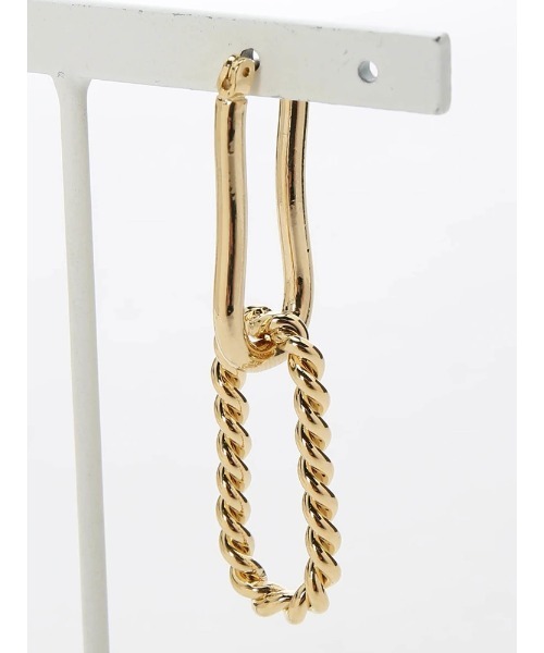 LIPSERVICE（リップサービス）の「チェーンリングピアス（ピアス（両耳用）・レディース・ゴールド/シルバー・FREE）」の5枚目の写真