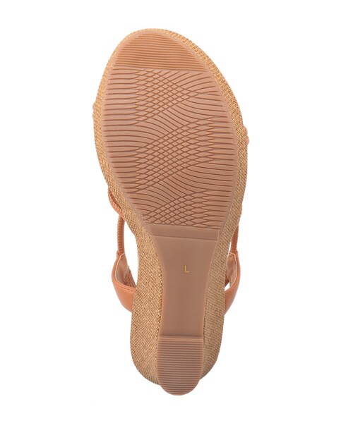 THE SHOP TK （ザ ショップ ティーケー ）の「◆【人間工学】ストリングスウェッジサンダル（サンダル・レディース・ブラック/オフホワイト/キャメル・35/45）」の14枚目の写真