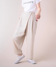 La SRIC | La SRIC / アシンメトリータックパンツ 【セットアップ可】(その他パンツ)