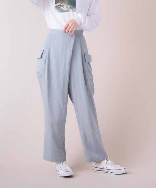 La SRIC(ラスリック)の「La SRIC / アシンメトリータックパンツ 【セットアップ可】(その他パンツ・レディース・ブルー系その他/ベージュ・38)」の21枚目の写真