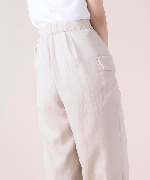 La SRIC(ラスリック)の「La SRIC / アシンメトリータックパンツ 【セットアップ可】(その他パンツ・レディース・ブルー系その他/ベージュ・38)」の10枚目の写真