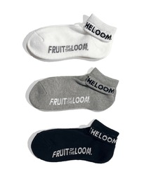 FRUIT OF THE LOOM（フルーツオブザルーム）の「【FRUIT OF THE LOOM】 無地底パイル 3P SOX（ソックス/靴下・メンズ）」