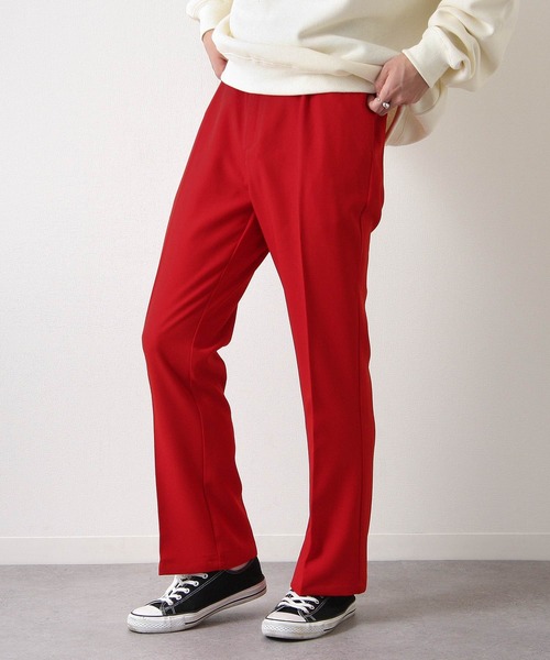 ZIP FIVE(ジップファイブ)の「【ZIP FIVE】カラースラックスフレアパンツ(スラックス・メンズ・ブラック/ブラウン/オレンジ/ブルー/アイボリー/グレイッシュベージュ/レッド/グリーン/チャコール・MEDIUM/LARGE/X-LARGE)」の8枚目の写真