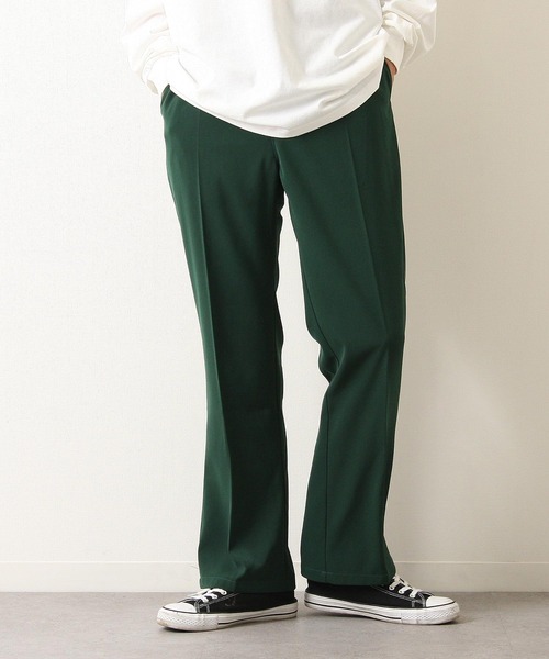 ZIP FIVE(ジップファイブ)の「【ZIP FIVE】カラースラックスフレアパンツ(スラックス・メンズ・ブラック/ブラウン/オレンジ/ブルー/アイボリー/グレイッシュベージュ/レッド/グリーン/チャコール・MEDIUM/LARGE/X-LARGE)」の1枚目の写真