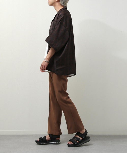 ZIP FIVE(ジップファイブ)の「【ZIP FIVE】カラースラックスフレアパンツ(スラックス・メンズ・ブラック/ブラウン/オレンジ/ブルー/アイボリー/グレイッシュベージュ/レッド/グリーン/チャコール・MEDIUM/LARGE/X-LARGE)」の17枚目の写真