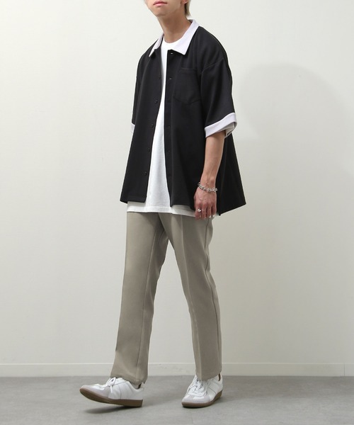 ZIP FIVE(ジップファイブ)の「【ZIP FIVE】カラースラックスフレアパンツ(スラックス・メンズ・ブラック/ブラウン/オレンジ/ブルー/アイボリー/グレイッシュベージュ/レッド/グリーン/チャコール・MEDIUM/LARGE/X-LARGE)」の18枚目の写真