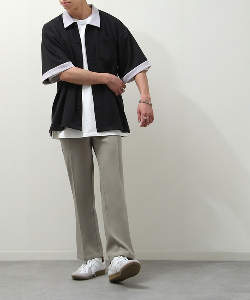 ZIP FIVE(ジップファイブ)の「【ZIP FIVE】カラースラックスフレアパンツ(スラックス・メンズ・ブラック/ブラウン/オレンジ/ブルー/アイボリー/グレイッシュベージュ/レッド/グリーン/チャコール・MEDIUM/LARGE/X-LARGE)」の20枚目の写真