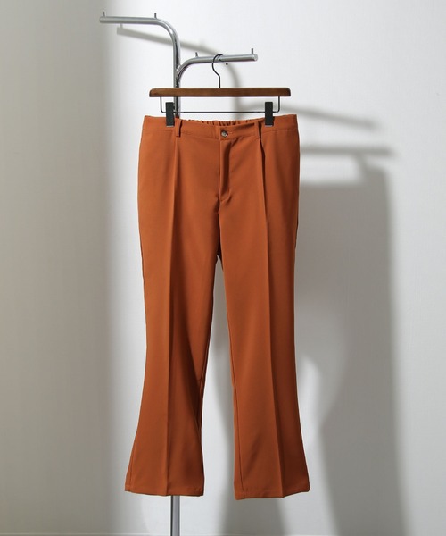 ZIP FIVE(ジップファイブ)の「【ZIP FIVE】カラースラックスフレアパンツ(スラックス・メンズ・ブラック/ブラウン/オレンジ/ブルー/アイボリー/グレイッシュベージュ/レッド/グリーン/チャコール・MEDIUM/LARGE/X-LARGE)」の14枚目の写真