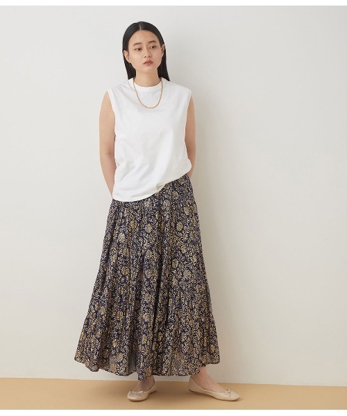 BATONER(バトナー)の「【BATONER】別注No sleeve(タンクトップ・レディース・ホワイト/オフホワイト・1)」の14枚目の写真