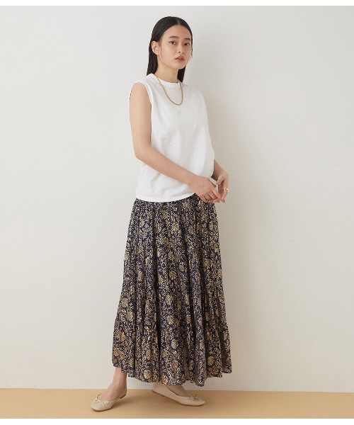 BATONER(バトナー)の「【BATONER】別注No sleeve(タンクトップ・レディース・ホワイト/オフホワイト・1)」の10枚目の写真