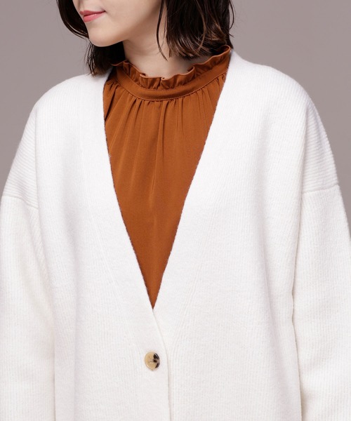 エリン ホワイト トップス Drawer - エリン ELIN ベルスリーブ フレア