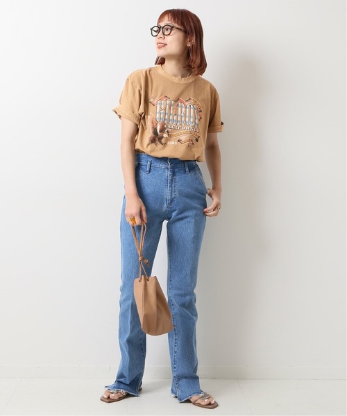 Spick & Span（スピックアンドスパン）の「【GOOD ROCK SPEED】GILROY ロック T◆（Tシャツ/カットソー・レディース・ベージュ・SMALL）」の2枚目の写真