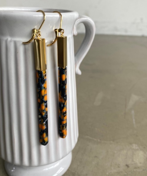 THEATRE PRODUCTS（シアタープロダクツ）の「STICK PIERCE（ピアス（両耳用）・レディース・ブラック/ピンク/オレンジ/ブルー・FREE）」の9枚目の写真