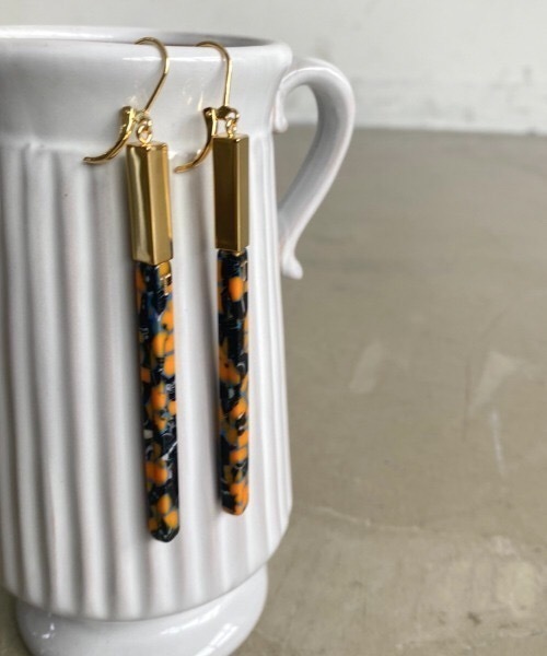 THEATRE PRODUCTS（シアタープロダクツ）の「STICK PIERCE（ピアス（両耳用）・レディース・ブラック/ピンク/オレンジ/ブルー・FREE）」の15枚目の写真