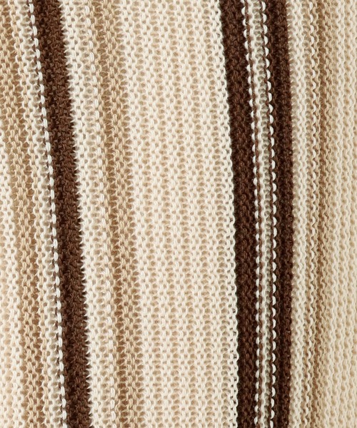 n'ee-ne（ネーネ）の「麻タッチストライプ　ストレートパンツ（その他パンツ・レディース・アイボリー/ベージュ/オレンジ・FREE）」の11枚目の写真