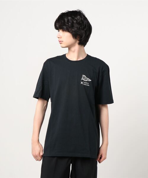 Hurley （ハーレー）の「【ムラサスポーツ別注】Hurley/ハーレー 半袖Tシャツ MSS2100R20（Tシャツ/カットソー・メンズ・ネイビー/ブラック/ホワイト・M/S/L）」の6枚目の写真